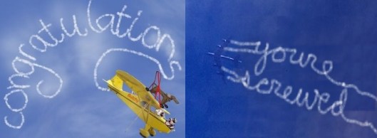 Skywriting your Ideas !